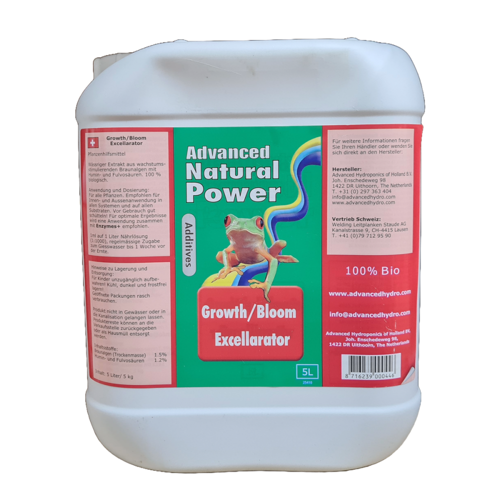 Advanced Hydroponic of Holland - Power Growth/ Bloom Stimulator, 5ltr.