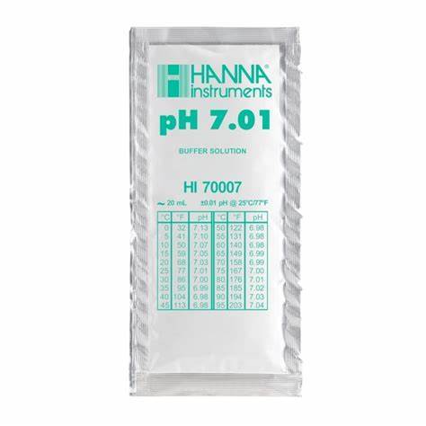 PH 7, Eichflüssigkeit - 20ml Beutel Hanna EICHFLSSIGKEIT PH 7 BEUTEL bischofbergergardening.ch