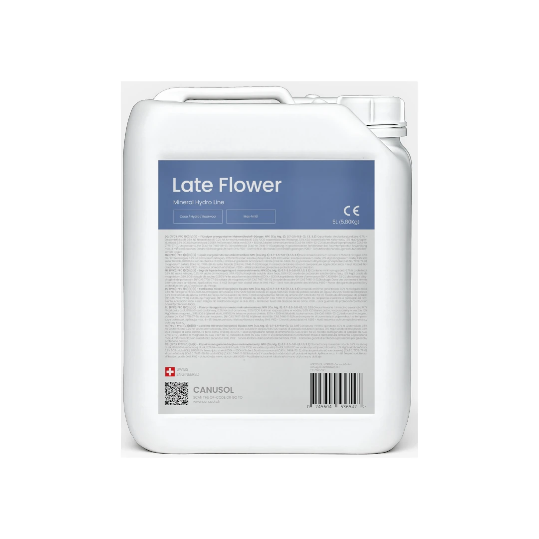 Canusol Late-flower -LMHL 5L-Bischofbergergardening.ch