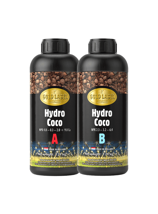 Gold Label - Hydro Coco A&B, 1ltr.