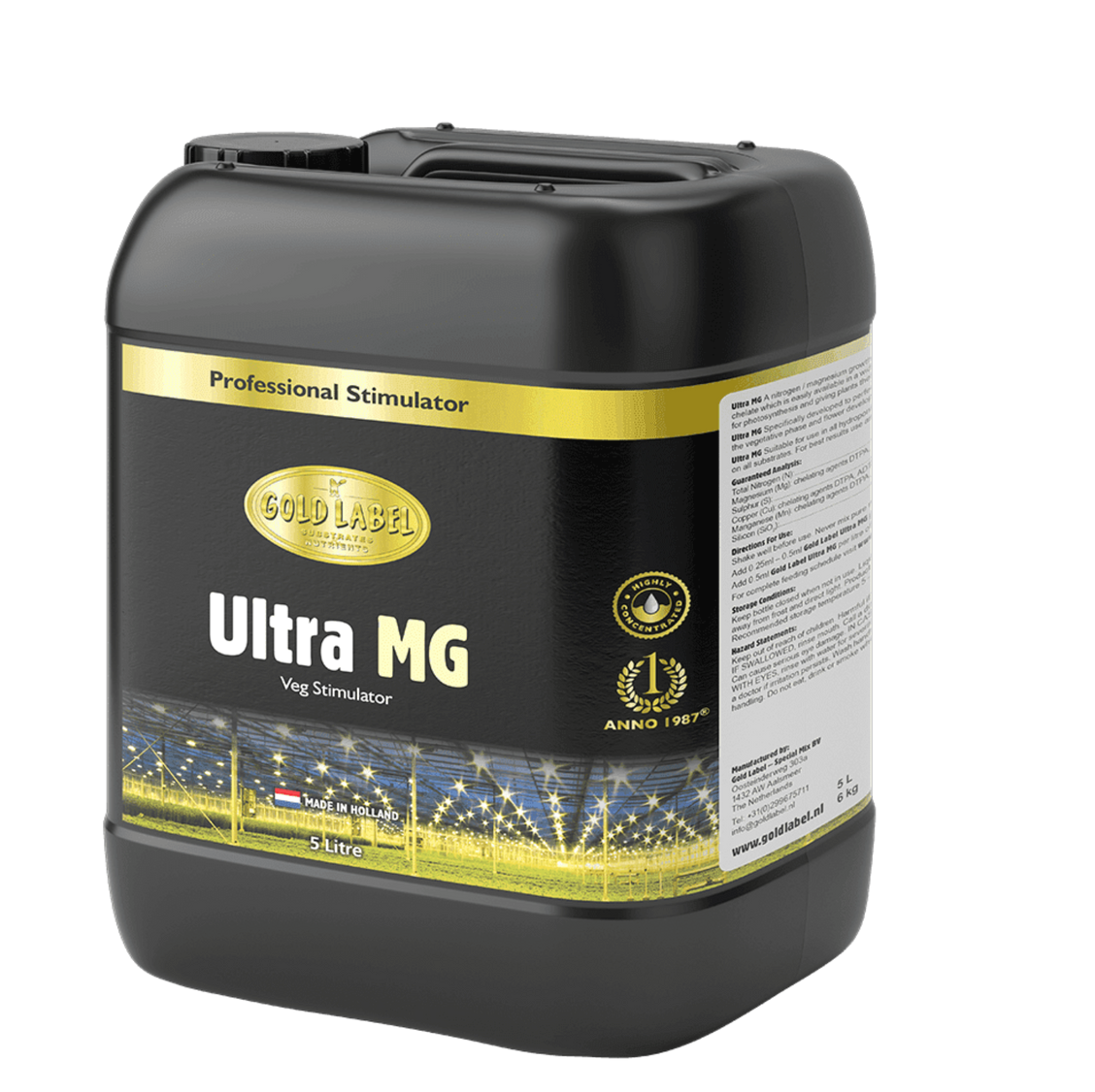 Gold Label - Ultra MG, 5ltr. Gold label ultra MG 5 bischofberger gardening