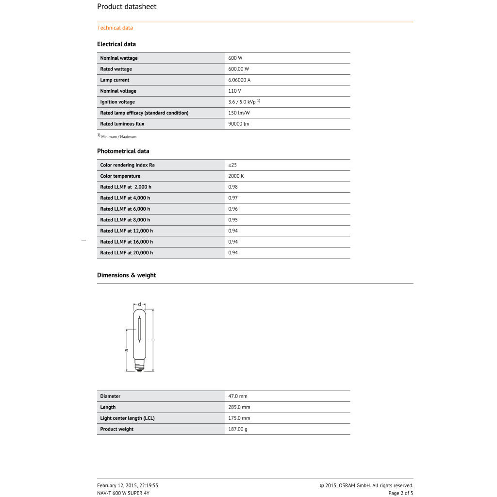 osram-super-nav-t-600-watt-hps~Datenblatt