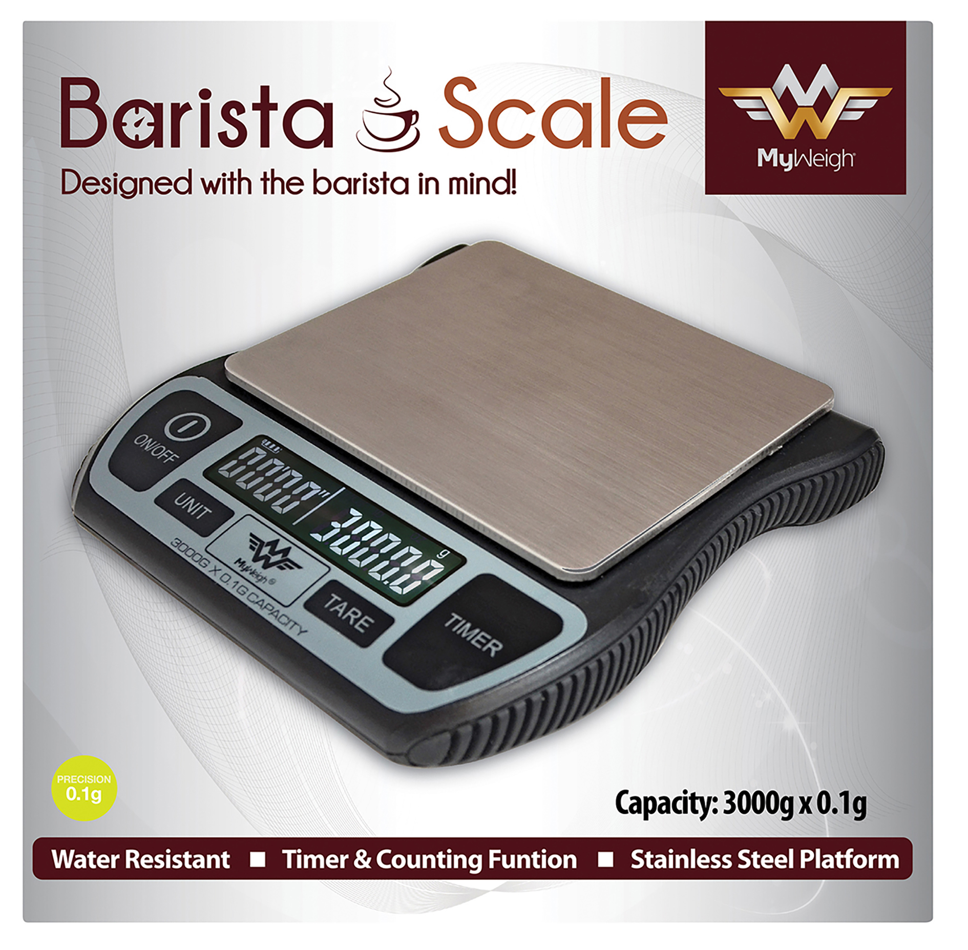 My Weigh BARISTA 3000g 0,1g bischofbergergardening.ch 1