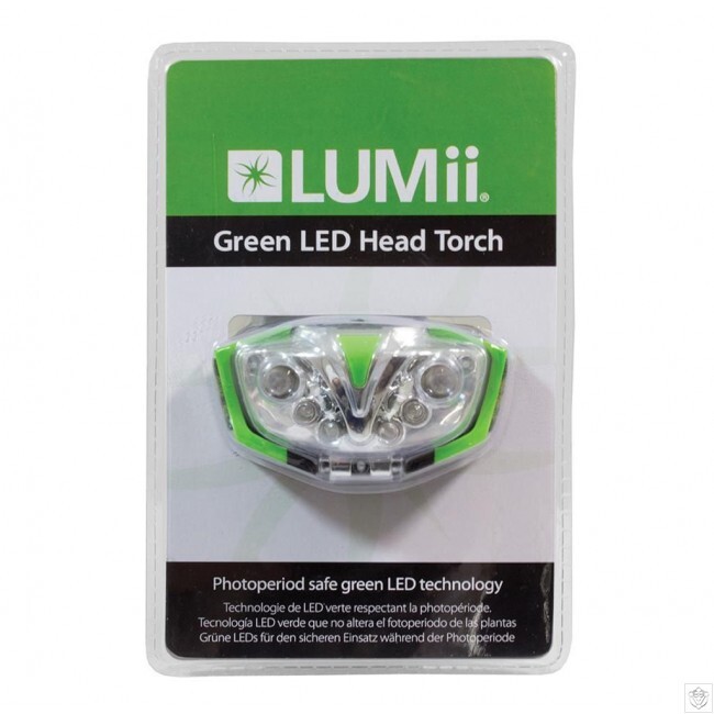 Lumii Green LED Headlight - Stirnlampe LUMII-GREEN-LED-HEAD-LIGHT-STIRNLAMPE