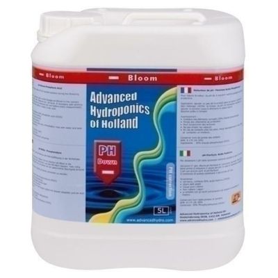 Advanced Hydroponic of Holland - PH Down, 5ltr. Bloom Advanced-PH-Down-5-Bloom bischofbergergardening.ch