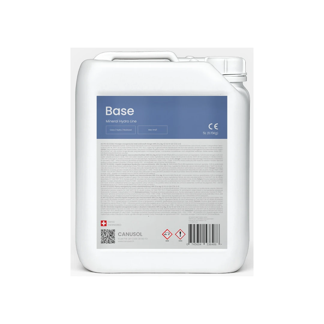 Canusol - Base Liquid, 5ltr. Canusol Base -LMHL 5L-Bischofbergergardening.ch