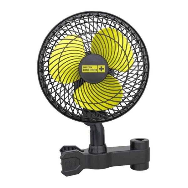 Garden Highpro - Clip Fan, oszillierend - 20W umluftventilatoren-garden-highpro-schwenk-clipventilator-oszillierend-20cm-bischofbergergardening.ch
